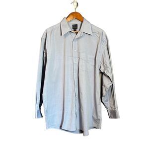 3 for $30! Jos A Banks blue 100% cotton button down shirt